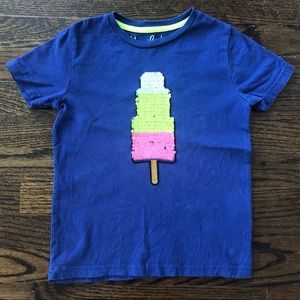 Mini Boden Color Changing Sequin Shirt: Size 5/6